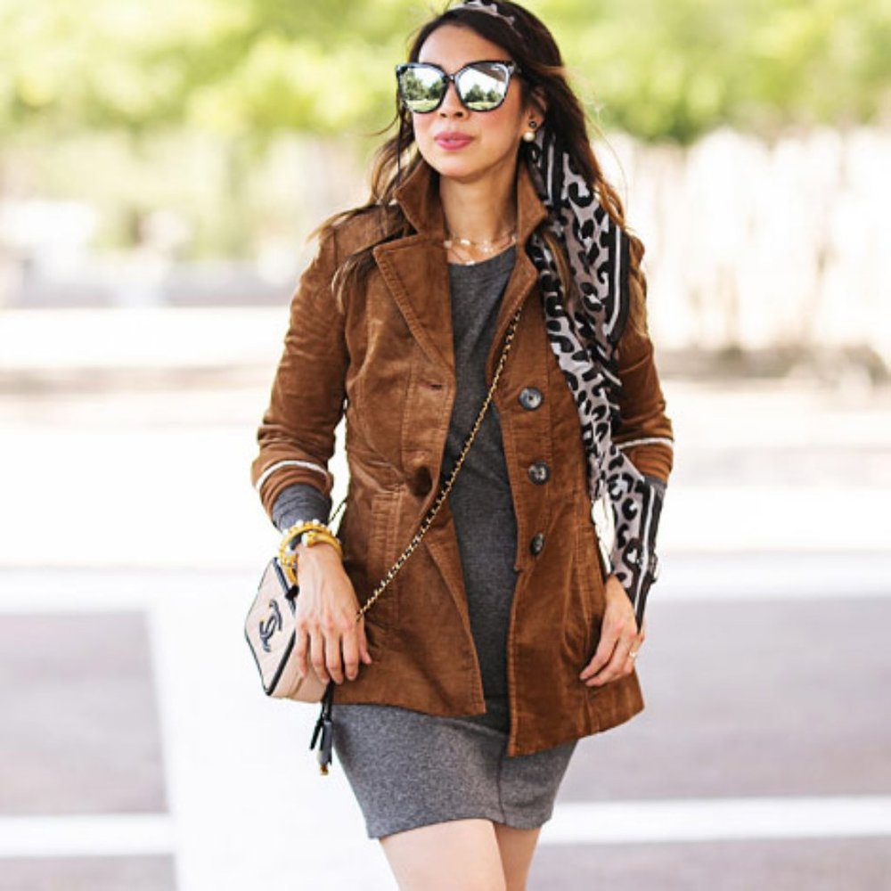 EUC Medium Journey Jacket Corduroy Blazer Style #3554